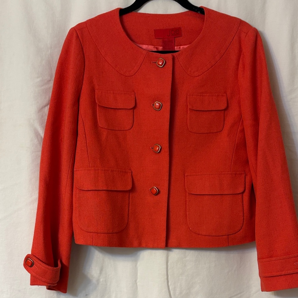 Joe Fresh Women's L Vibrant burnt orange Blazer